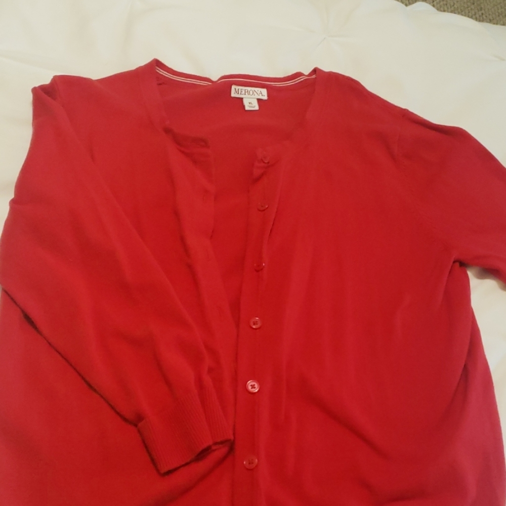 Red Cardigan